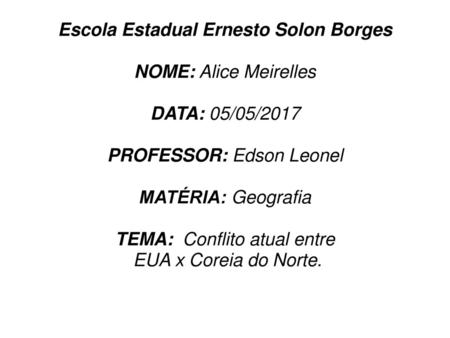 Escola Estadual Ernesto Solon Borges