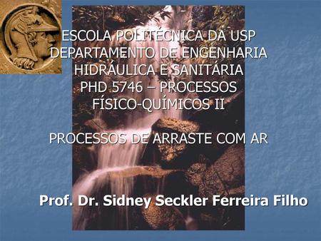 Prof. Dr. Sidney Seckler Ferreira Filho
