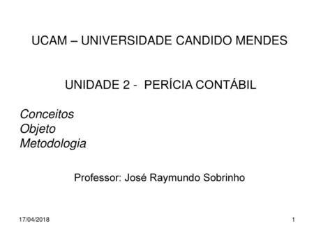 UCAM – UNIVERSIDADE CANDIDO MENDES