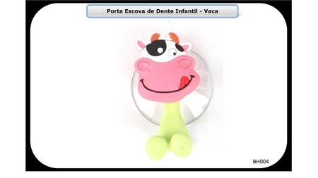 Porta Escova de Dente Infantil - Vaca