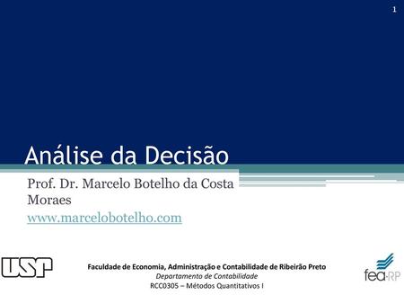 Prof. Dr. Marcelo Botelho da Costa Moraes