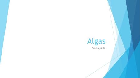 Algas Souza, A.B..