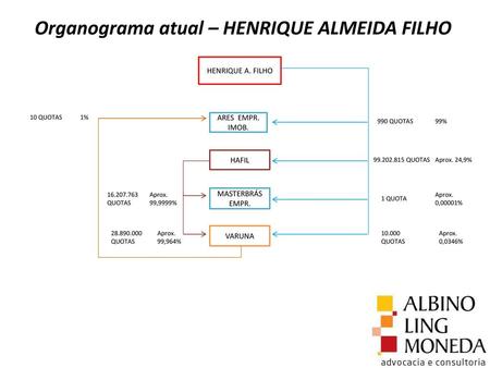 Organograma atual – HENRIQUE ALMEIDA FILHO