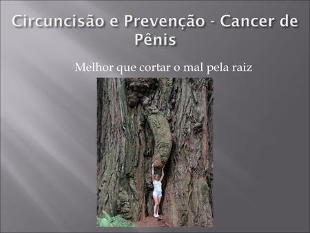 Circuncisão e Prevenção - Cancer de Pênis