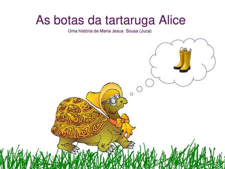 As botas da tartaruga Alice