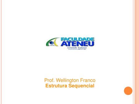 Prof. Wellington Franco