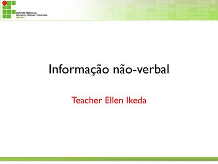 Informação não-verbal