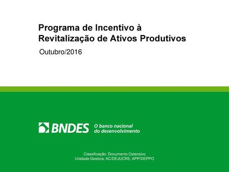 Programa de Incentivo à Revitalização de Ativos Produtivos