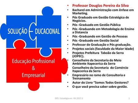 Professor Douglas Pereira da Silva