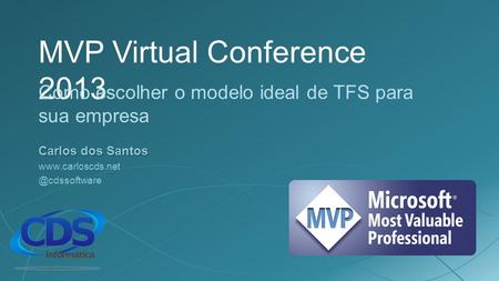 MVP Virtual Conference 2013