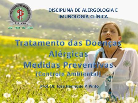 Tratamento das Doenças Alérgicas Medidas Preventivas