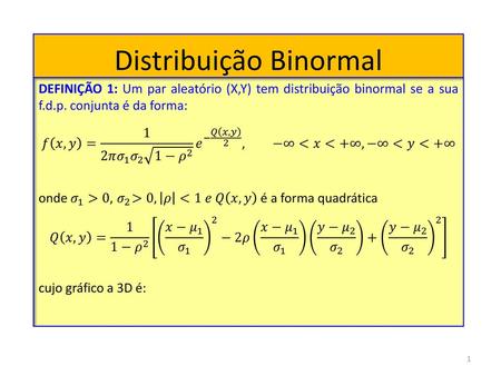 Distribuição Binormal