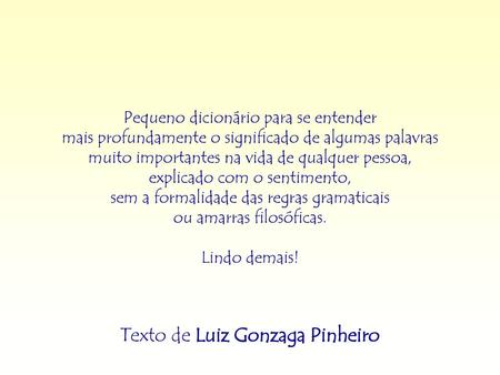 Texto de Luiz Gonzaga Pinheiro