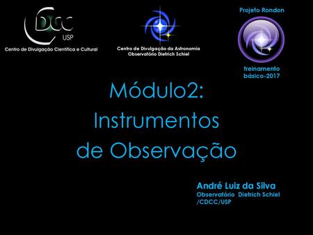Módulo2: Instrumentos de Observação