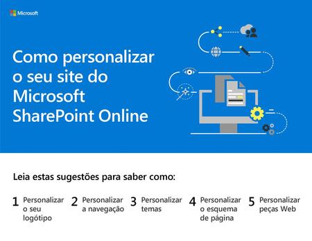 Como personalizar o seu site do Microsoft SharePoint Online