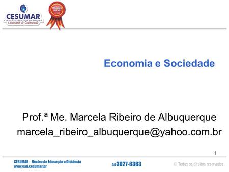Prof.ª Me. Marcela Ribeiro de Albuquerque