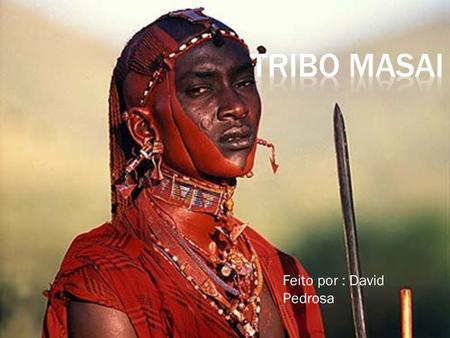Tribo Masai Feito por : David Pedrosa.