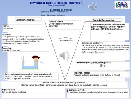 III Workshop Laércio Ferracioli – Diagrama V