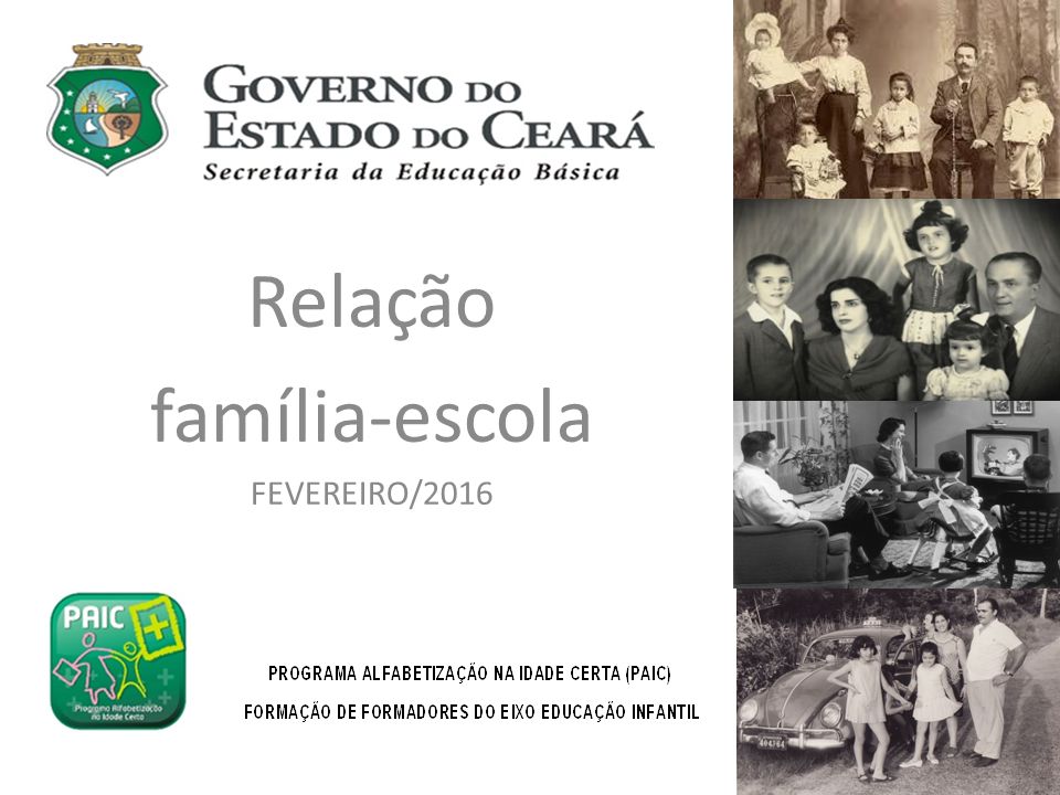 RELACIONAMENTO FAMÍLIA x ESCOLA. - ppt carregar