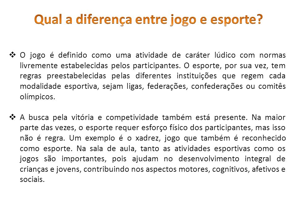 JOGOS-DIFERENÇAS ENTRE JOGOS E ESPORTE, JOGOS POPULARES E JOGOS  PRÉ-DESPORTIVOS REVISÃO.pptx