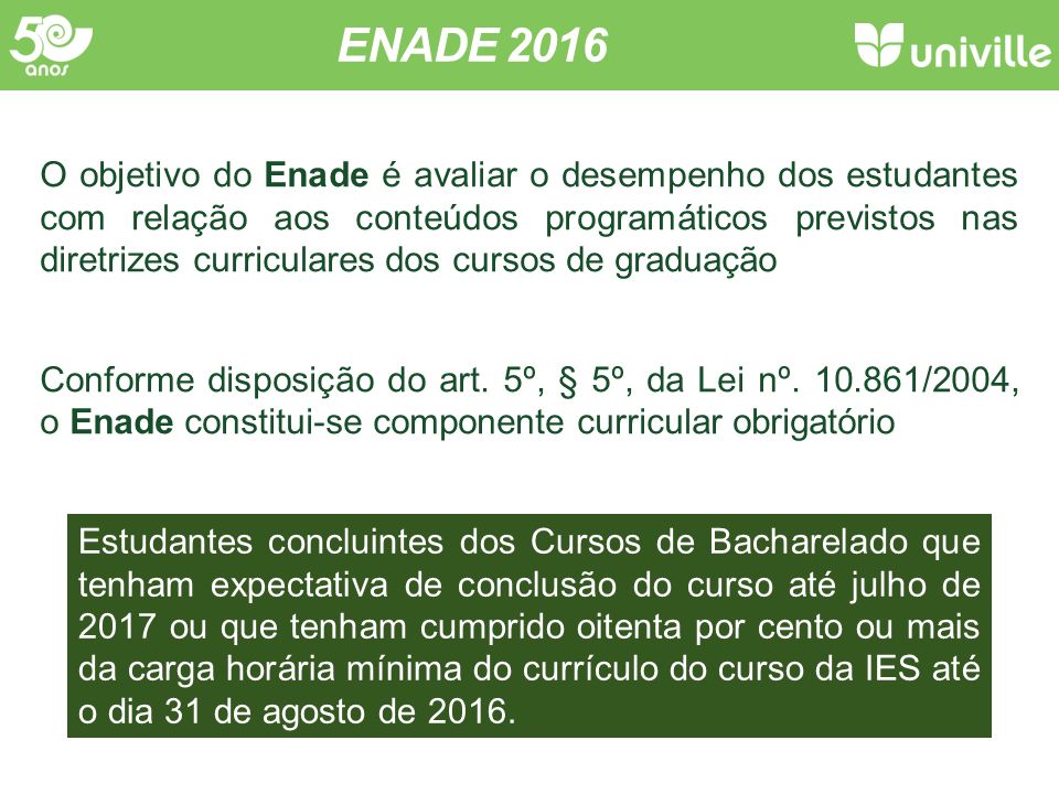 ENADE 2016