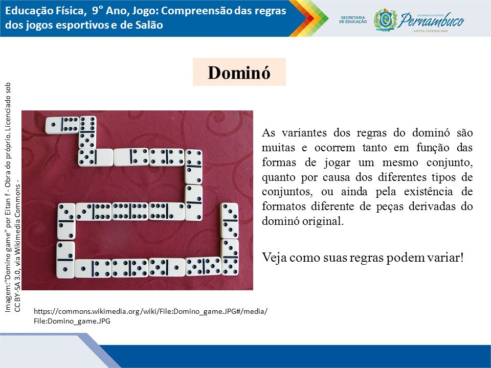 Resultado de imagem para regras do jogo de domino na educação infantil