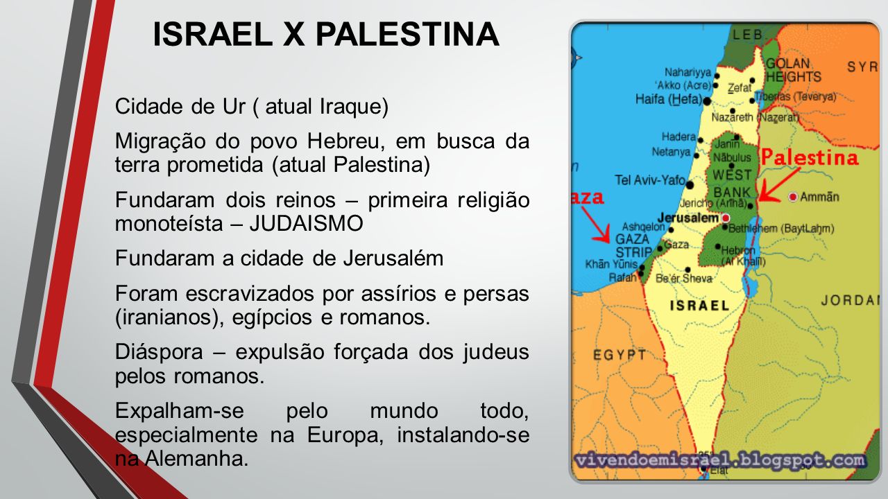 Resultado de imagem para Israel x Palestina (Voce sabe o motivo do conflito?)