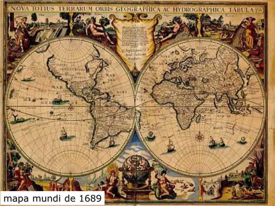 mapa mundi de 1689