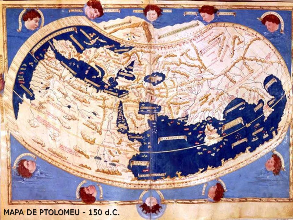 Detalhe do Mapa-Múndi de Fra Mauro 1459 -Este é uma cópia do mapa