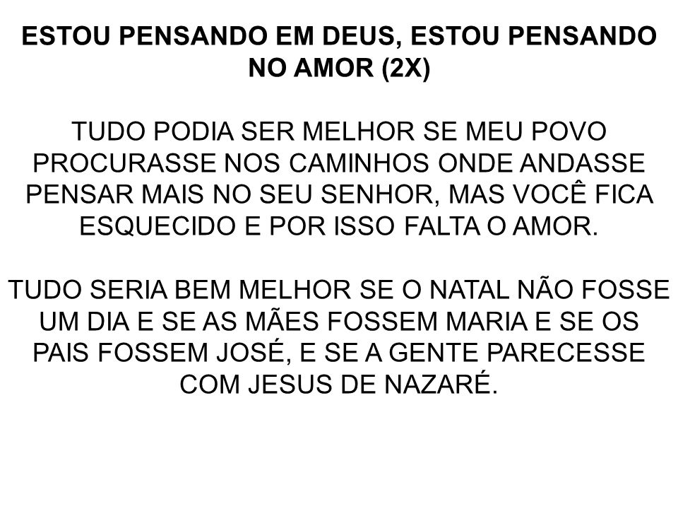 UM DIA ESCUTEI TEU CHAMADO, DIVINO RECADO, BATENDO NO CORAÇÃO. - ppt video online carregar UM DIA ESCUTEI TEU CHAMADO, DIVINO RECADO, BATENDO NO CORAÇÃO. - ppt video online carregar