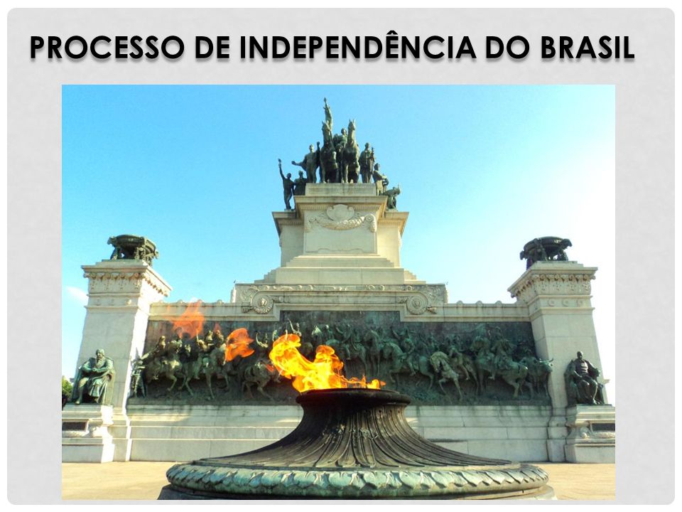 PROCESSO DE INDEPENDÊNCIA DO BRASIL