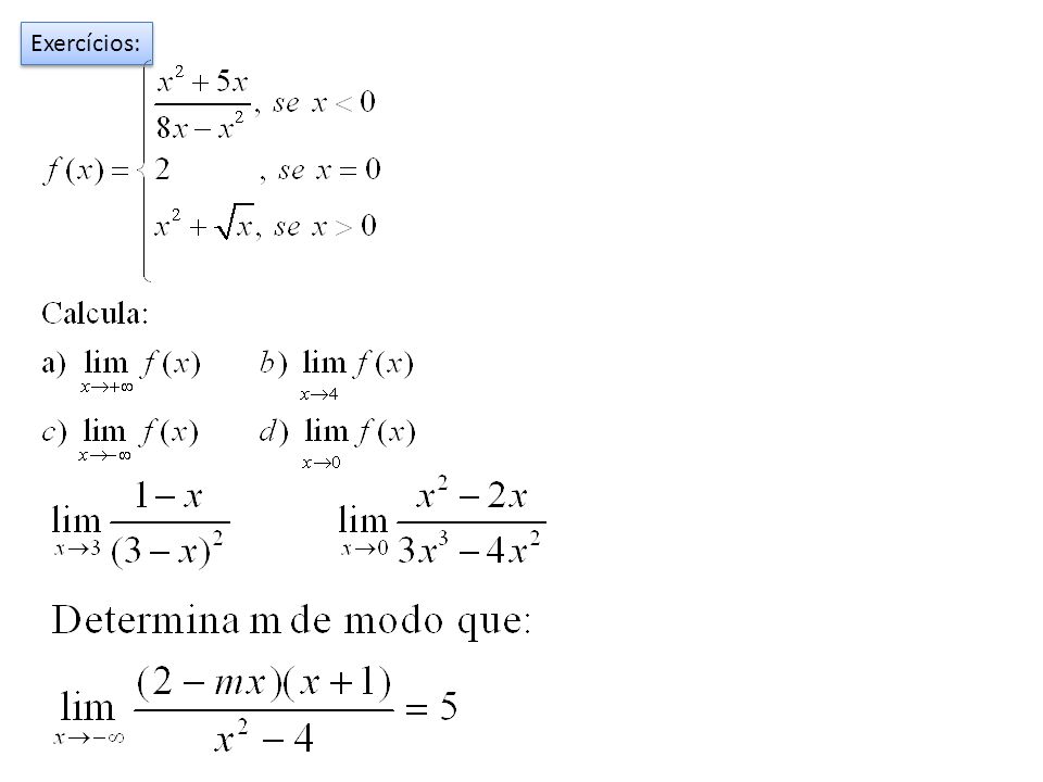 Limites De FunÇÕes Reais De VariÁvel Real Ppt Carregar