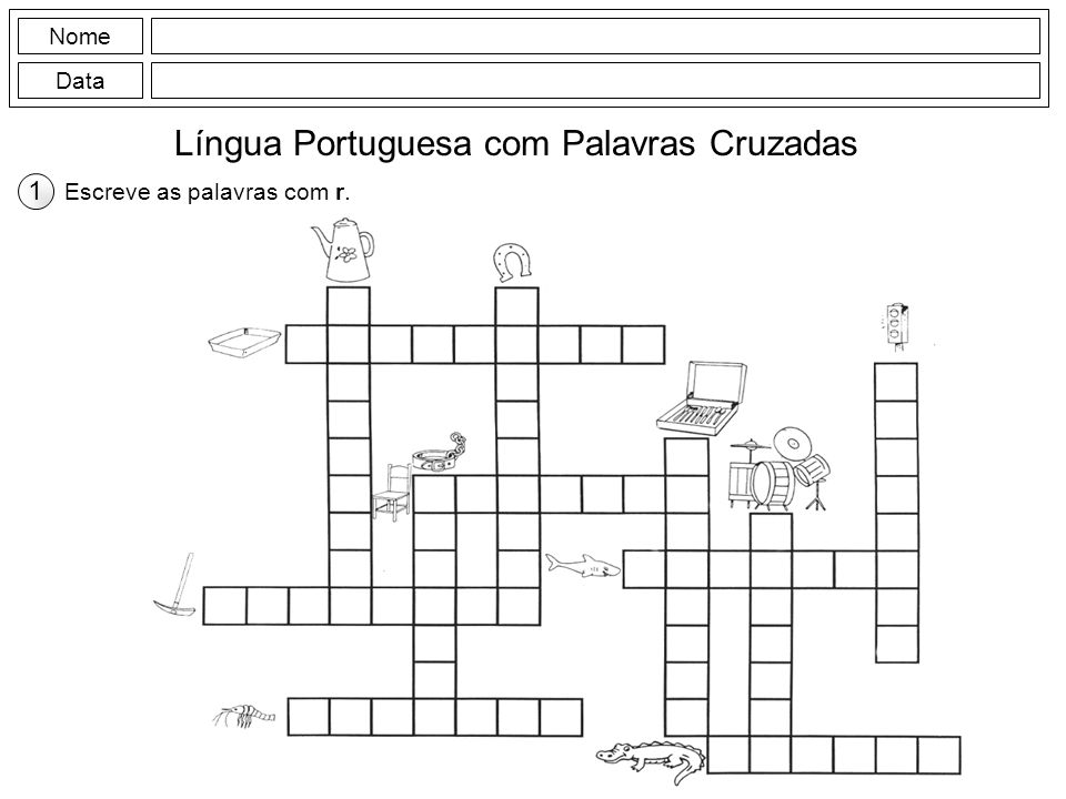 Palavras cruzadas r grupo consonantico caça palavras - Recursos de