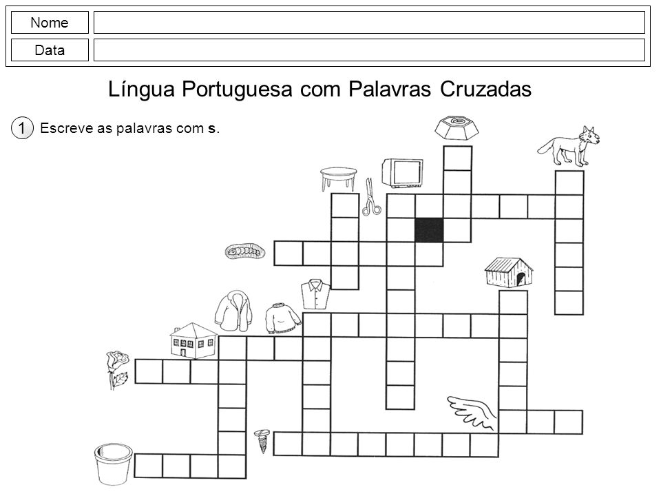 Palavras Cruzadas em Português