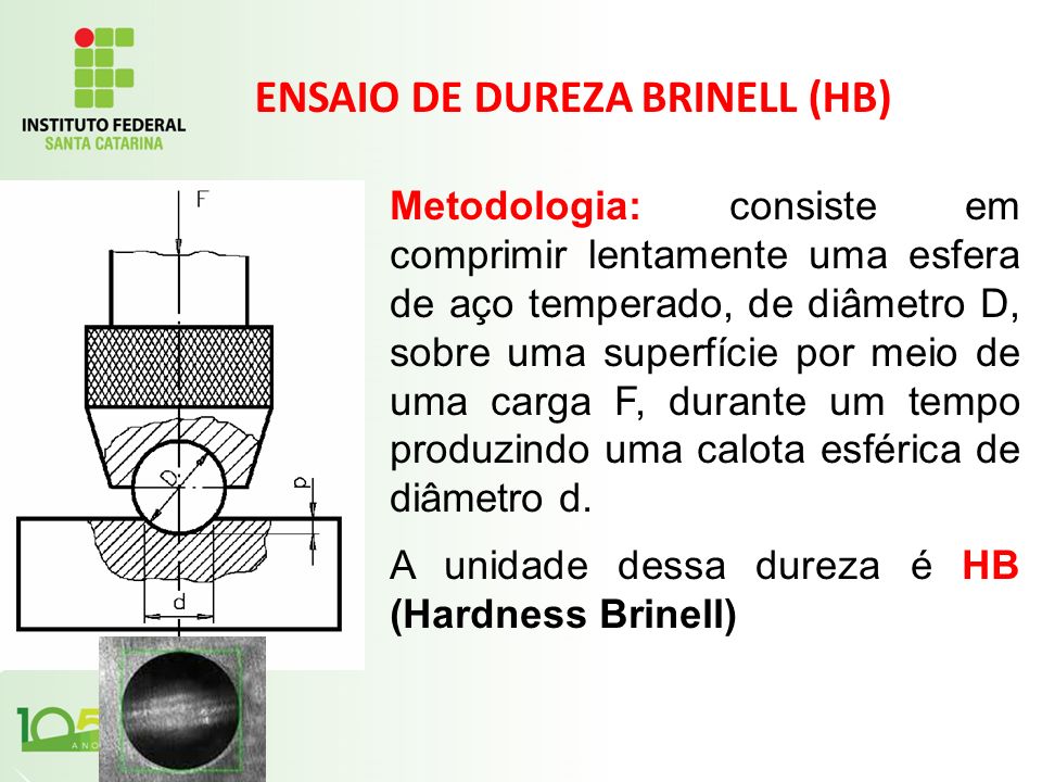 ENSAIO DE DUREZA BRINELL (HB)