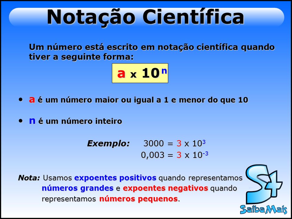 PPT - NOTAÇÃO CIENTIFICA PowerPoint Presentation, free download - ID:2174789