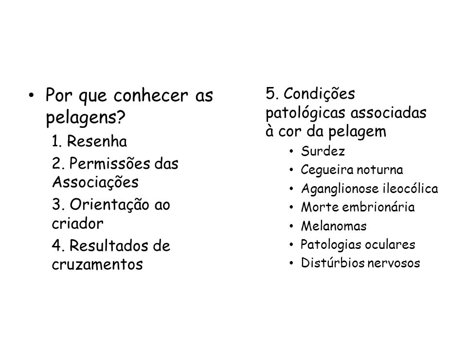 PARTICULARIDADES DA PELAGEM E RESENHA - ppt carregar