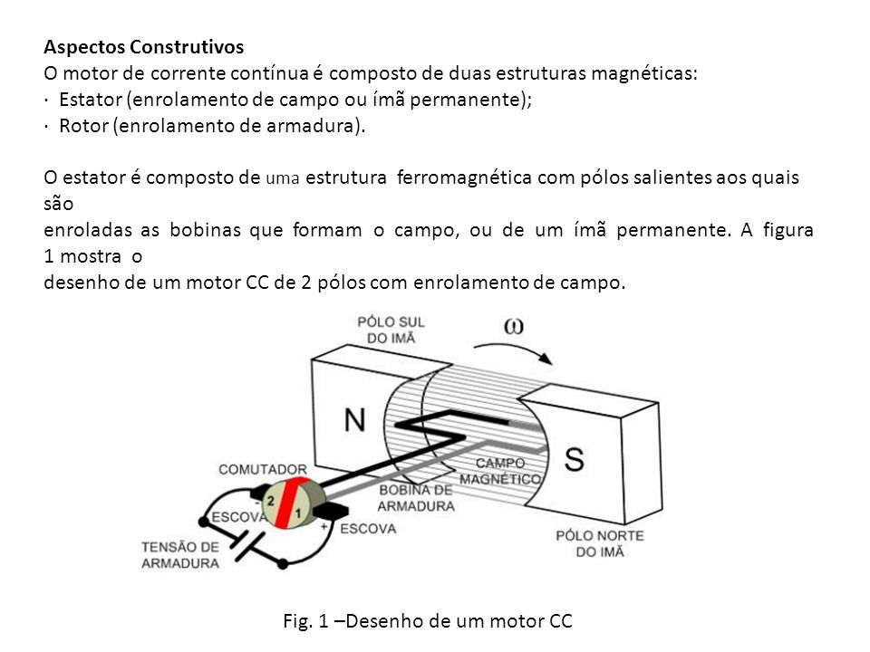 1. INTRODUÇÃO As máquinas de corrente contínua podem ser utilizadas tanto  como motor quanto como gerador. Porém, uma vez que as fontes retificadoras.  - ppt carregar