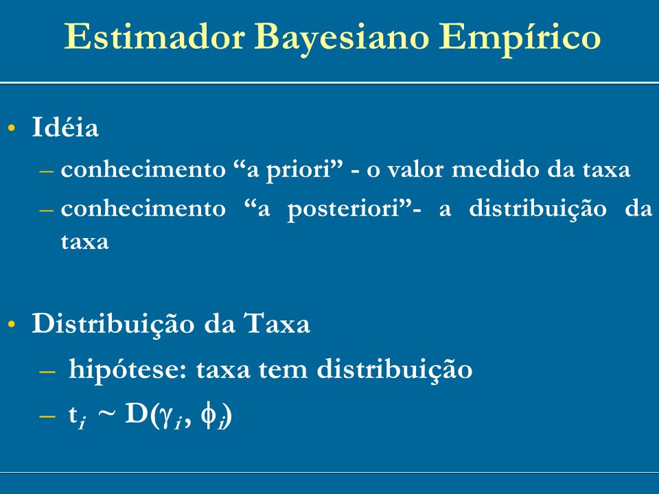 Estimador Bayesiano Empírico