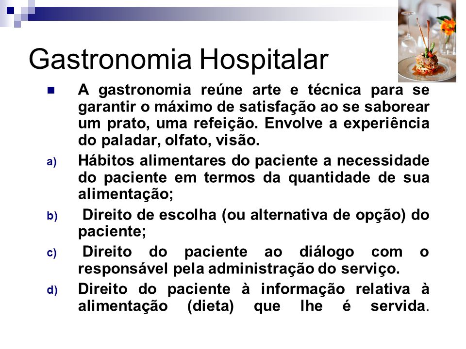 Gastronomia Hospitalar