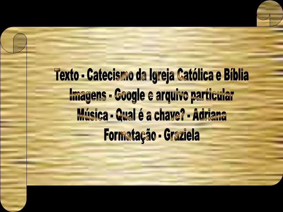 Texto - Catecismo da Igreja Católica e Bíblia