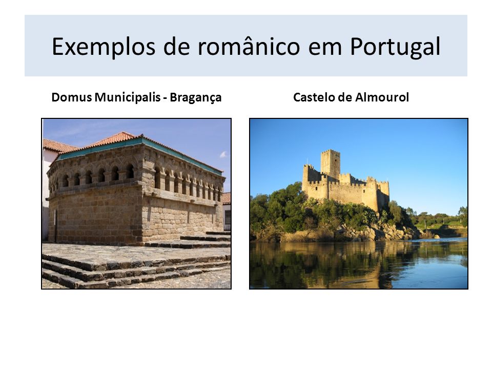 Exemplos de românico em Portugal