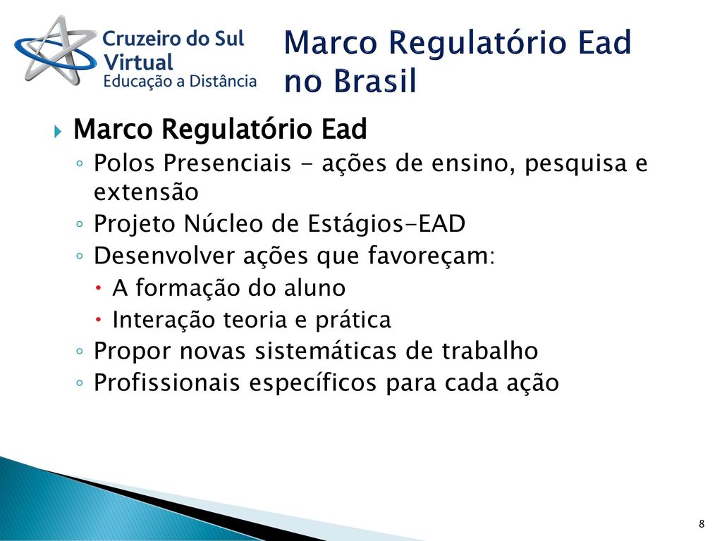 Marco Regulatório Ead no Brasil