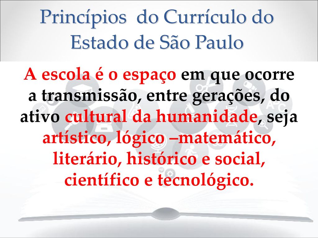 Princípios do Currículo do Estado de São Paulo