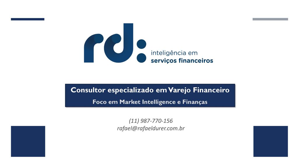 Consultor especializado em Varejo Financeiro