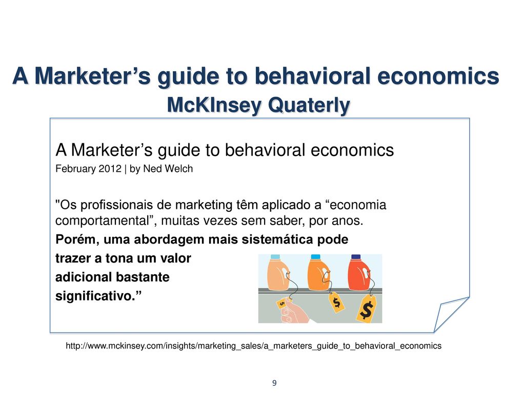 A Marketer’s guide to behavioral economics McKInsey Quaterly
