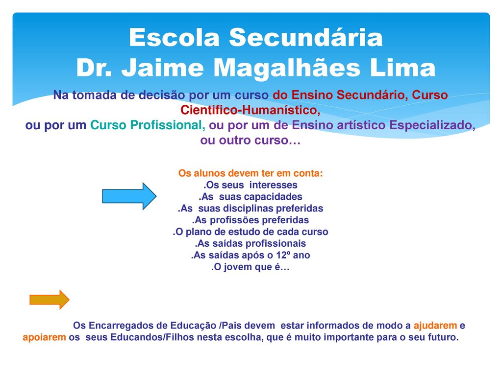 Escola Secundária Dr. Jaime Magalhães Lima
