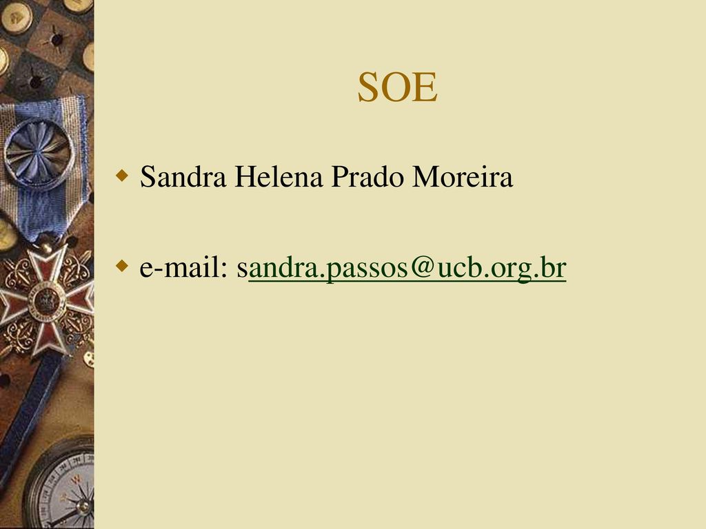 SOE Sandra Helena Prado Moreira