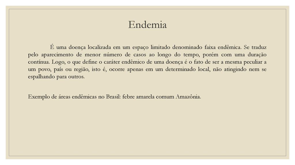 Endemia