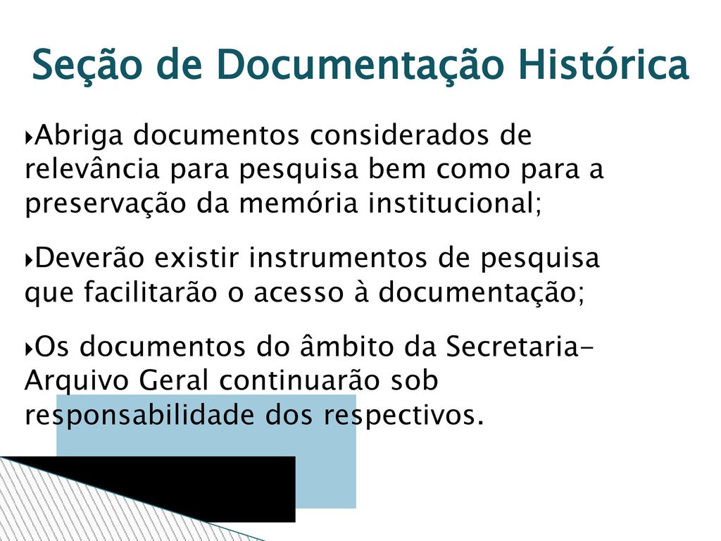 Seção de Documentação Histórica